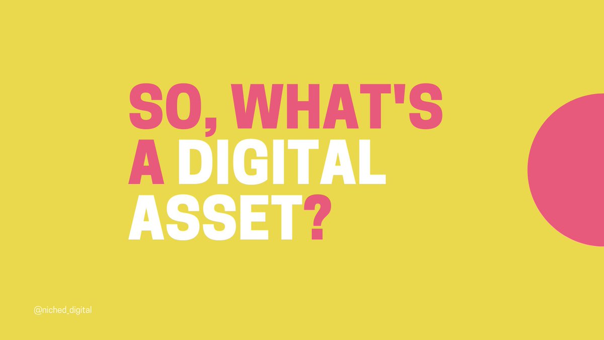niched_digital's tweet photo. You're probably wondering—What exactly is a digital asset? 🤔

Digital asset.
Digital real estate.
Virtual property.

Three terms used interchangeably.

For now, we'll call it—digital asset. https://t.co/vKGgWi4tWg