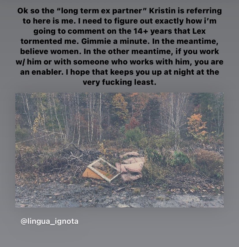 Other women will be coming forward. We are not alone.