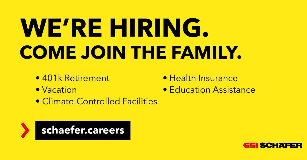 SSISCHAEFER's tweet photo. As the leading provider of material handling #solutions, SSI SCHAEFER is always looking for dedicated employees. Shape the future of #intralogistics with us! Apply now! https://t.co/SaVhkUPtT6 https://t.co/9Fxtlqw5Pm