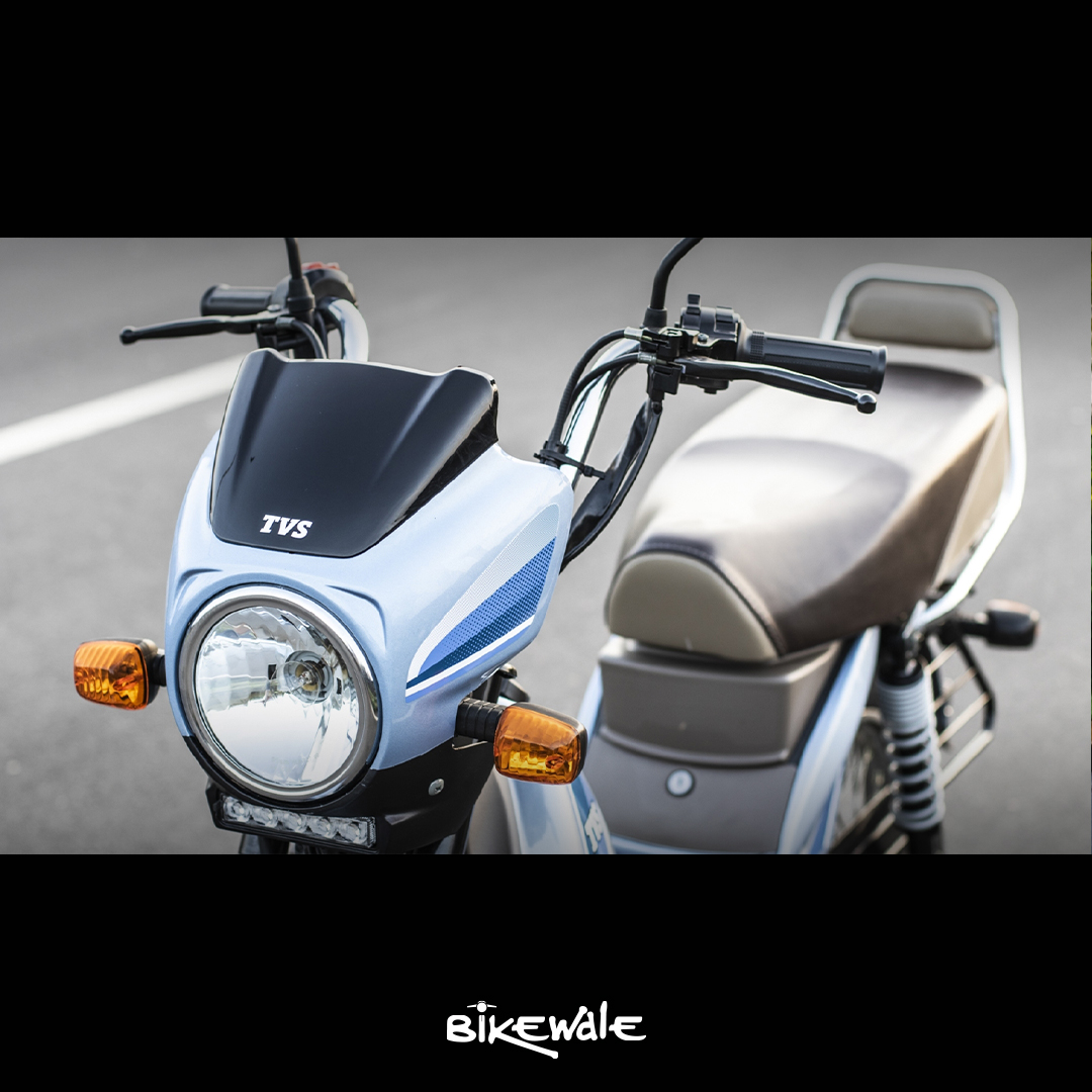 BikeWale's tweet photo. The XL100 is #TVS's highest-selling product for a reason. It is reliable, offers excellent fuel efficiency and is inexpensive to maintain or buy. However, due to its light weight, the #XL100 is a task to ride on highways.
For more details: https://t.co/URWQz7nAoR
#BWPhotos #Bikes https://t.co/T4LsI1f40W