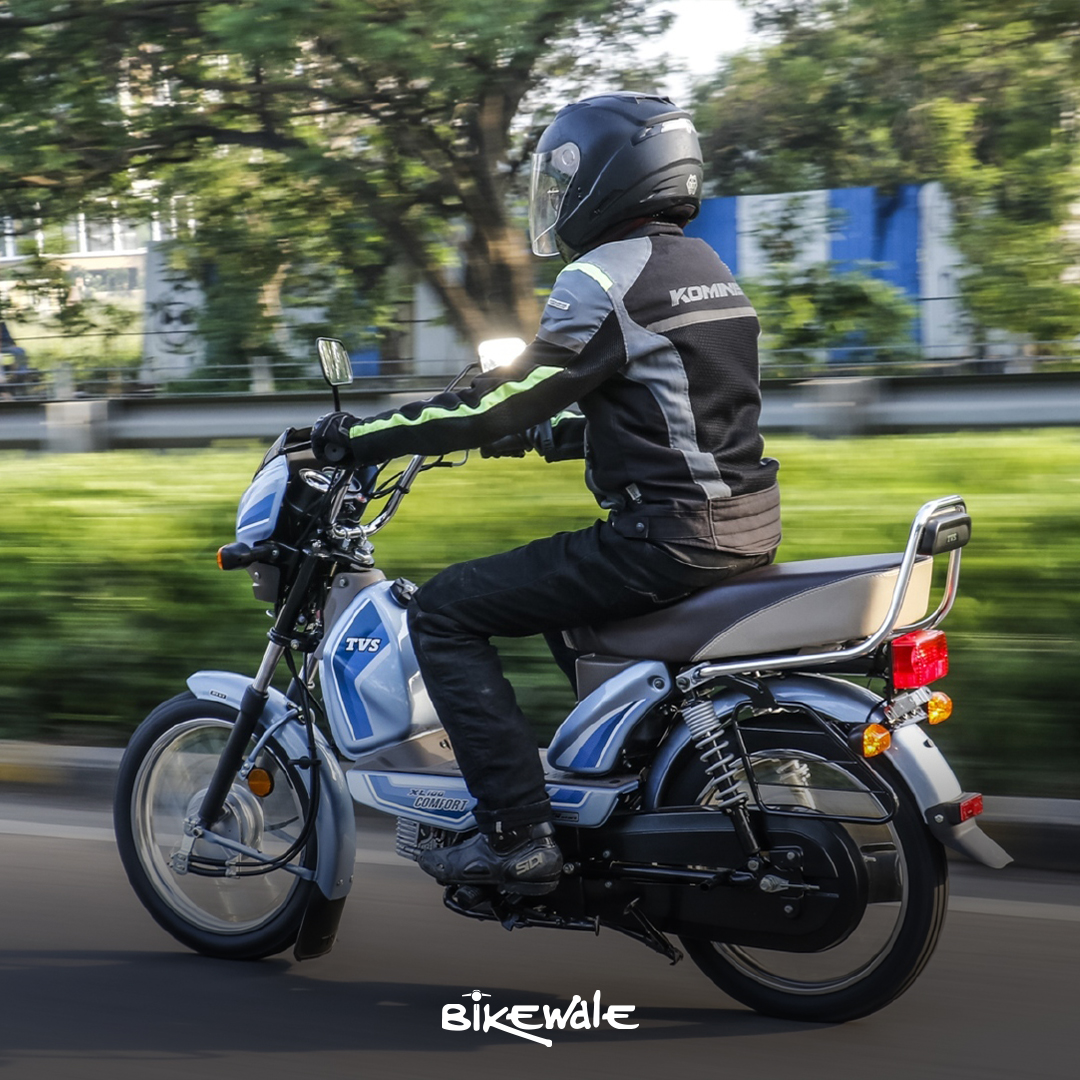 BikeWale's tweet photo. The XL100 is #TVS's highest-selling product for a reason. It is reliable, offers excellent fuel efficiency and is inexpensive to maintain or buy. However, due to its light weight, the #XL100 is a task to ride on highways.
For more details: https://t.co/URWQz7nAoR
#BWPhotos #Bikes https://t.co/T4LsI1f40W