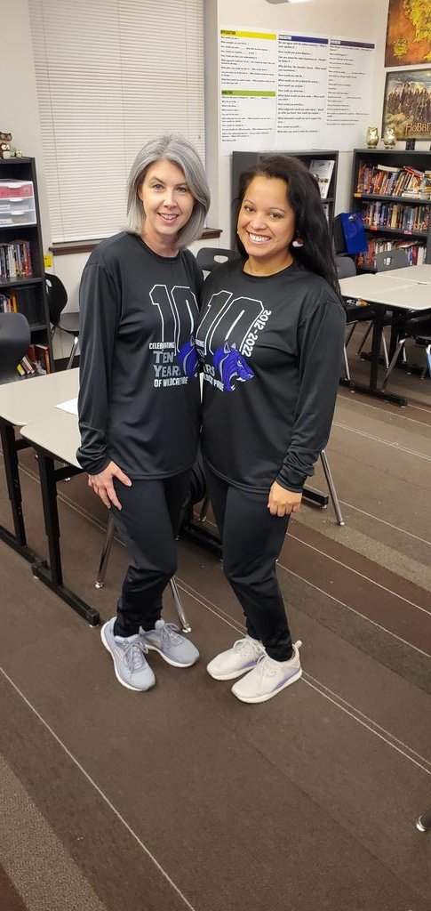 Angela Kokel (@msangela_kokel) on Twitter photo Matchy-matchy day for us! Sporting our 10th year Wilson shirt with the one and only @dodheather! π <a href="/TruettWilsonMS/">Truett Wilson Middle School</a> Matchy-matchy day for us! Sporting our 10th year Wilson shirt with the one and only @dodheather! π <a href="/TruettWilsonMS/">Truett Wilson Middle School</a>