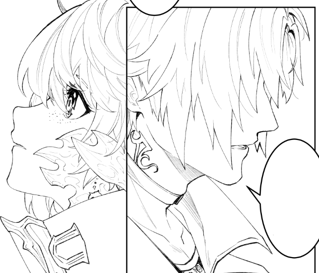 spends extra time on the lineart to make them look nice :') 