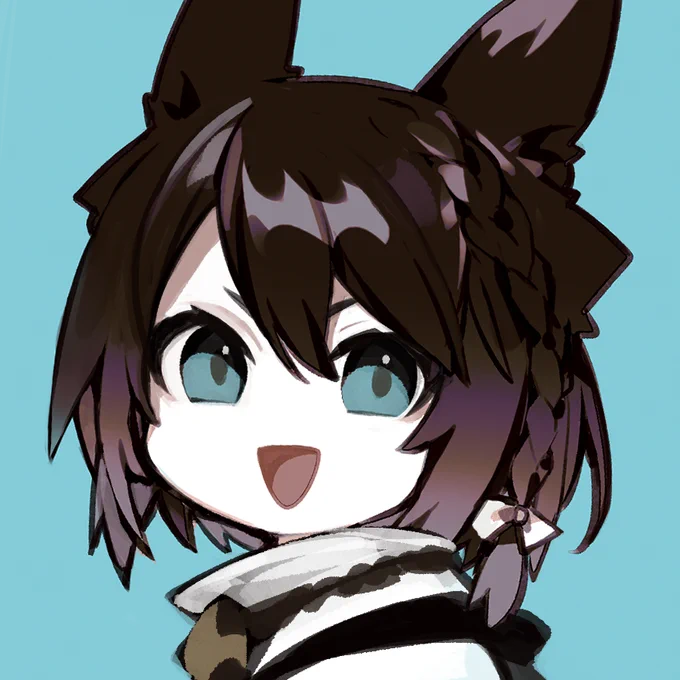ちょっと前に描いたアイコン用の自ララ、かわいいな 