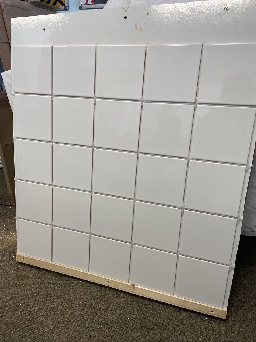 HakeG2's tweet photo. A brilliant start to our tiling unit in construction 🚧 @TheRowansAP by Callum. Very neat, precise and well planned 👍👏 https://t.co/zzgxasUowS