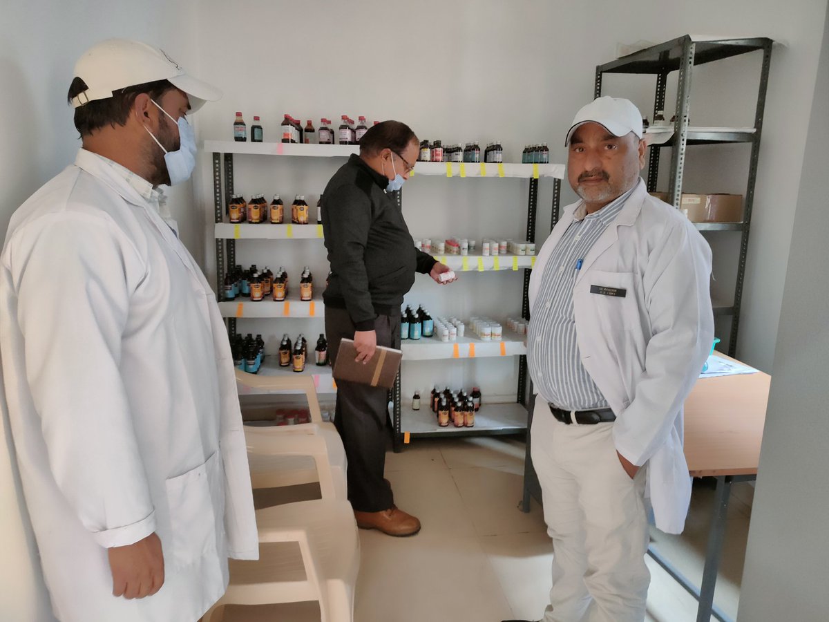 AdmoIsm's tweet photo. As per the directions of worthy Director AYUSH today DAO Poonch Dr Rakesh Sharma visited AYUSH HEALTH AND WELLNESS CENTER KHANATER.During the visit DAO Poonch inspected all records including work done status and herbal garden and advised the staff to update all record. #DMPoonch https://t.co/lhTN3hI78e