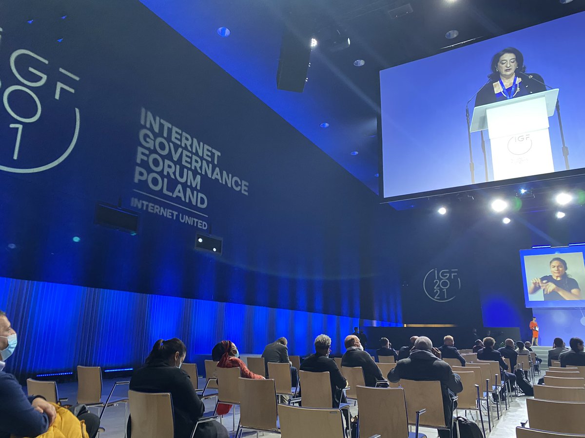 Nashilongo's tweet image. The curtains rolls this evening as the  UN Internet Governance Forum closes here in Katowice, Poland. 
Phenomenally executed despite the global pandemic.
Contemporary Internet Policy discussion taking Centre stage. 
Most importantly # InternetUnited
#DataJustice #SecureCyberspace