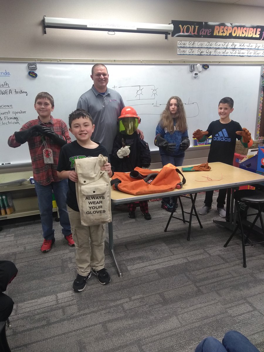Closing the circuit on our electricity unit with Ryan Fleming, Jack's dad - an electrician, sharing his knowledge and tools.<a href="/BrightElschool/">Bright Elementary</a>  #watchsunmandearborn