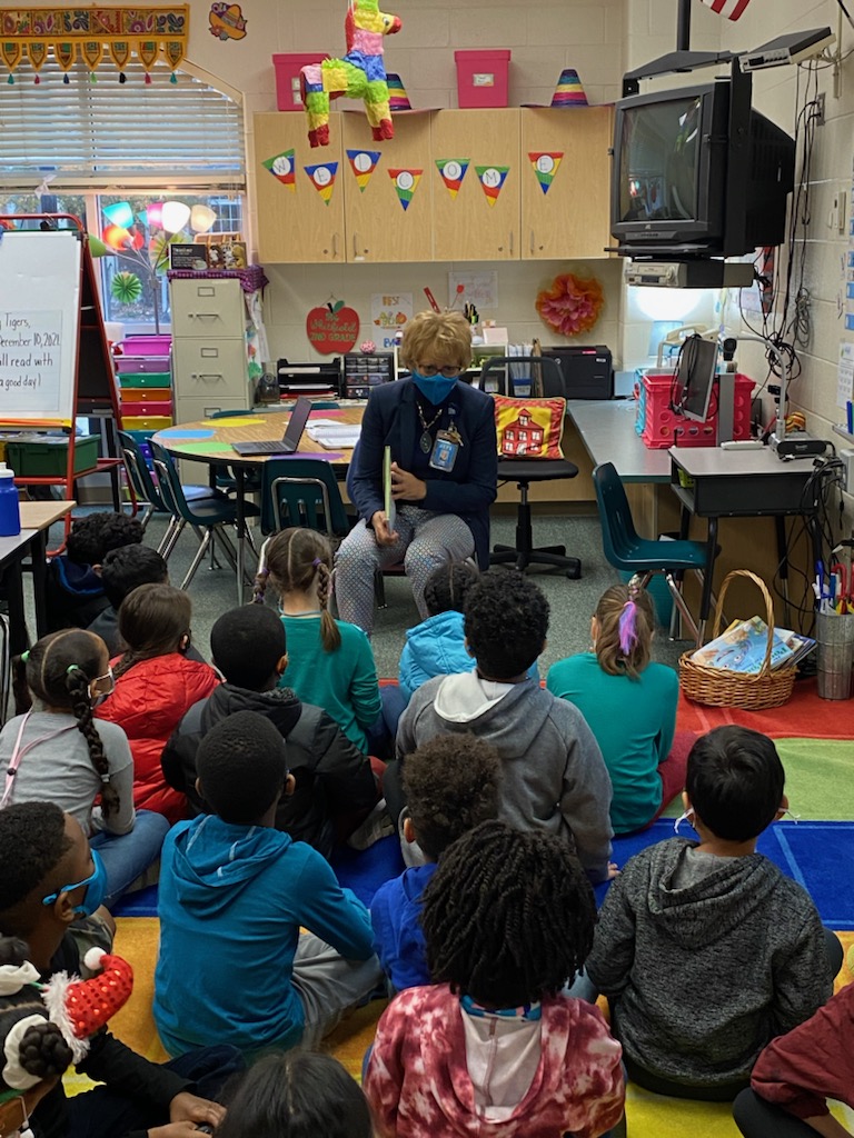 Another wonderful Friday morning reading to students at Samuel Tucker Elementary School.