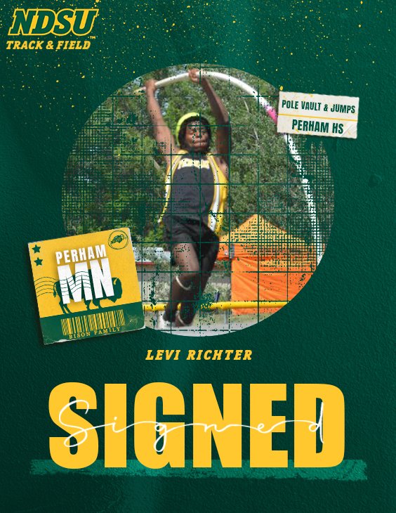 Welcome to The Herd, Levi Richter!

🦬 Pole Vault / Jumps
🦬 Perham, MN
🦬 State runner-up in PV