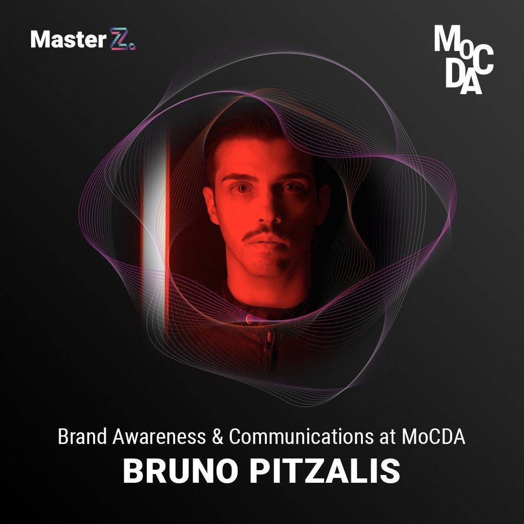 MOCDA_'s tweet photo. #MoCDATalks. This Saturday, @bruno_pitzalis, Brand Awareness and Communications at @MoCDA, will take part in the online #masterzblockchain. The talk will be focused on the #museum activies, covering the aspects of #curation, #community and #education in #digitalart. https://t.co/zmZIPRWt4D
