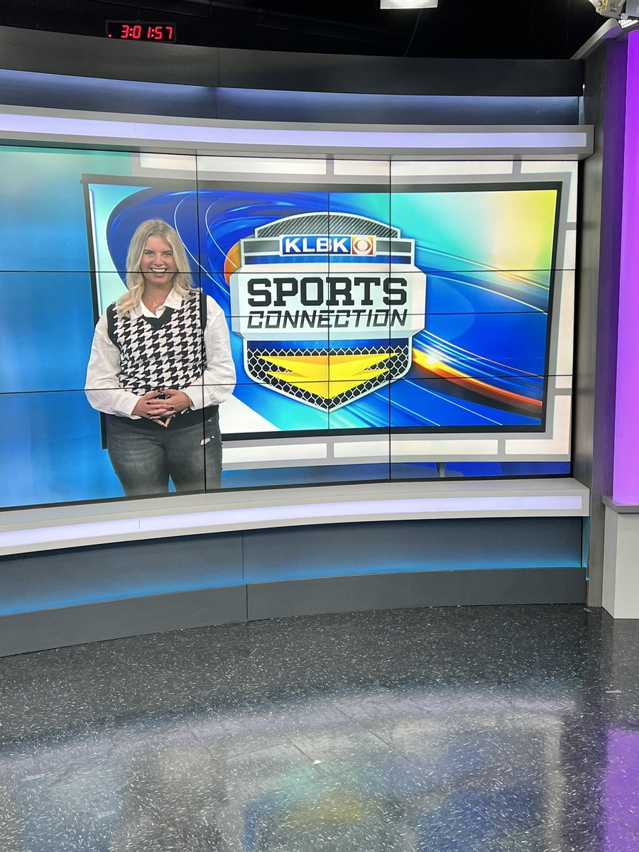 laurenicole107's tweet photo. I am SO extremely excited (and shocked) to announce that I have accepted a job as the Weekend Sports Anchor/Reporter at @KLBKNews! This has been a dream of mine for so long and to say I am thankful is an understatement. I guess wreck ‘Em is appropriate but go frogs forever🤪💜 https://t.co/iAPHEypUNu
