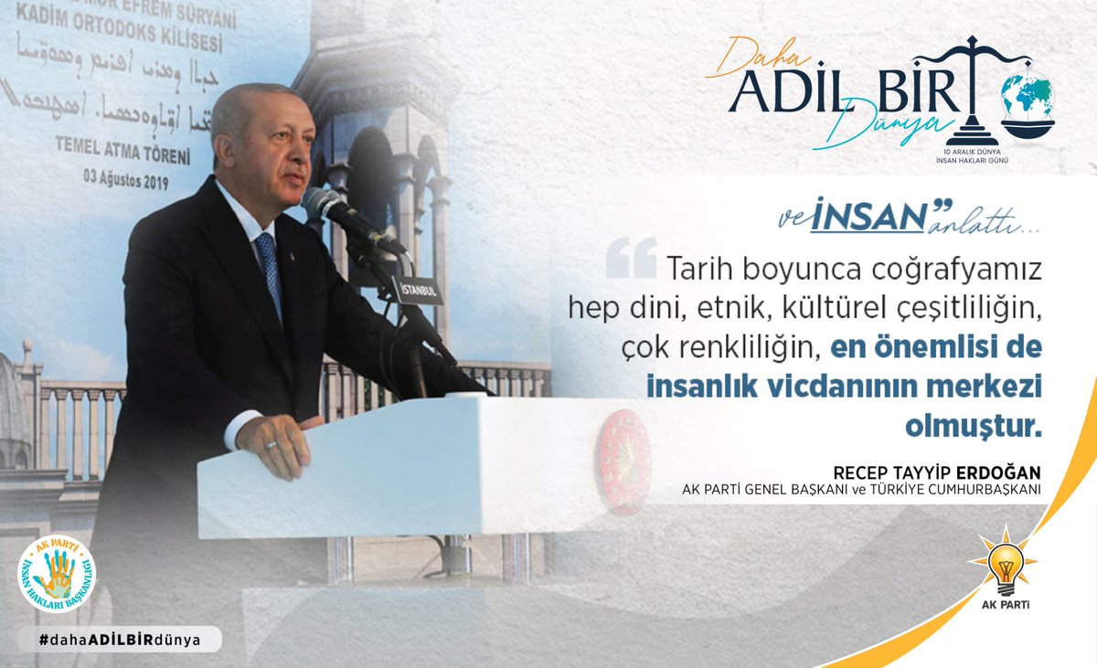 SezerBayrmoglu's tweet photo. 10 Aralık #DünyaİnsanHaklarıGünü vesilesiyle tüm insanların doğumdan ölüme kadar adil, insani ve özgür bir şekilde yaşamasını dilerim. #dahaADİLBİRdünya https://t.co/NvWu9QebCn