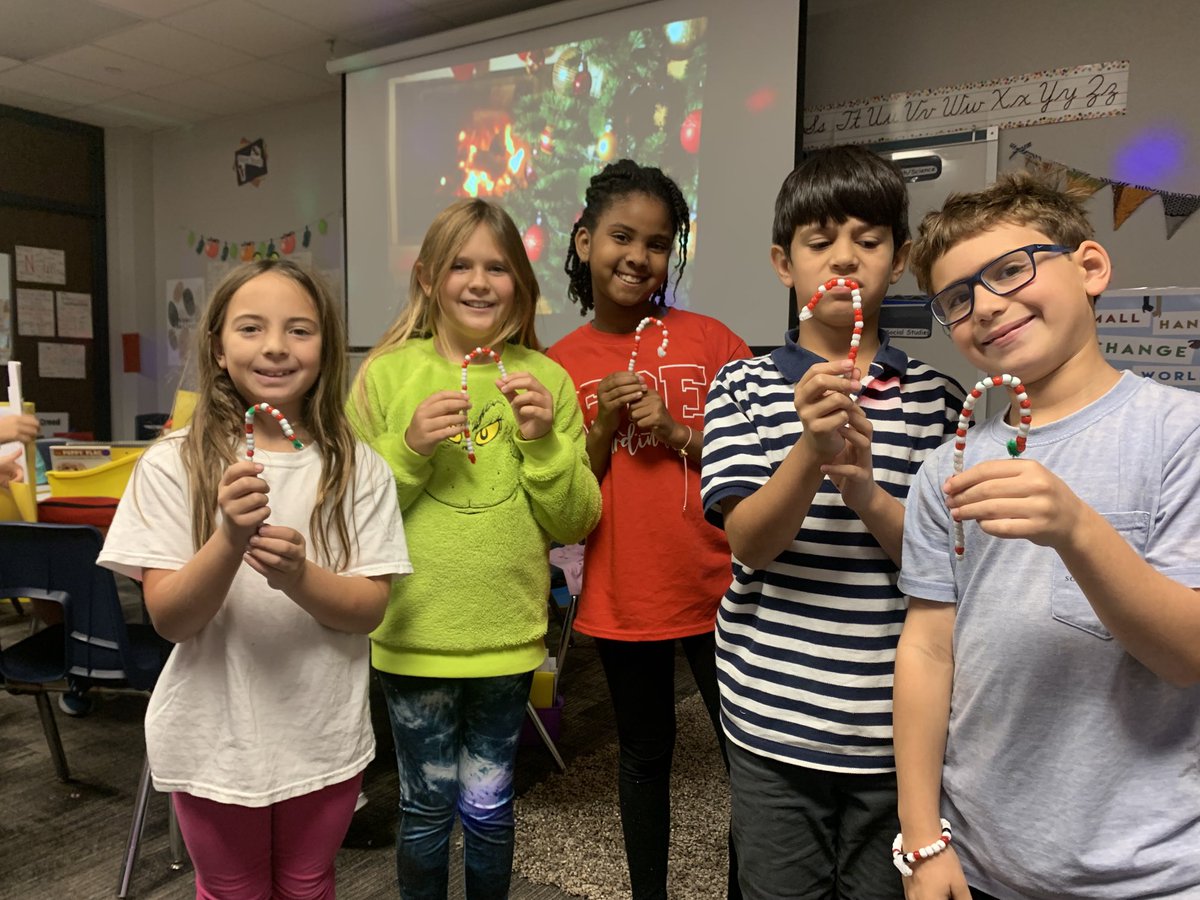 Candy Cane Day means Candy Cane Coding. My third graders had to create there code with there name and them make I in a candy cane. Each one is unique just like they are :0) #kidcoding #HumbleIsd_FCE #CardinalPride #3rdGrade