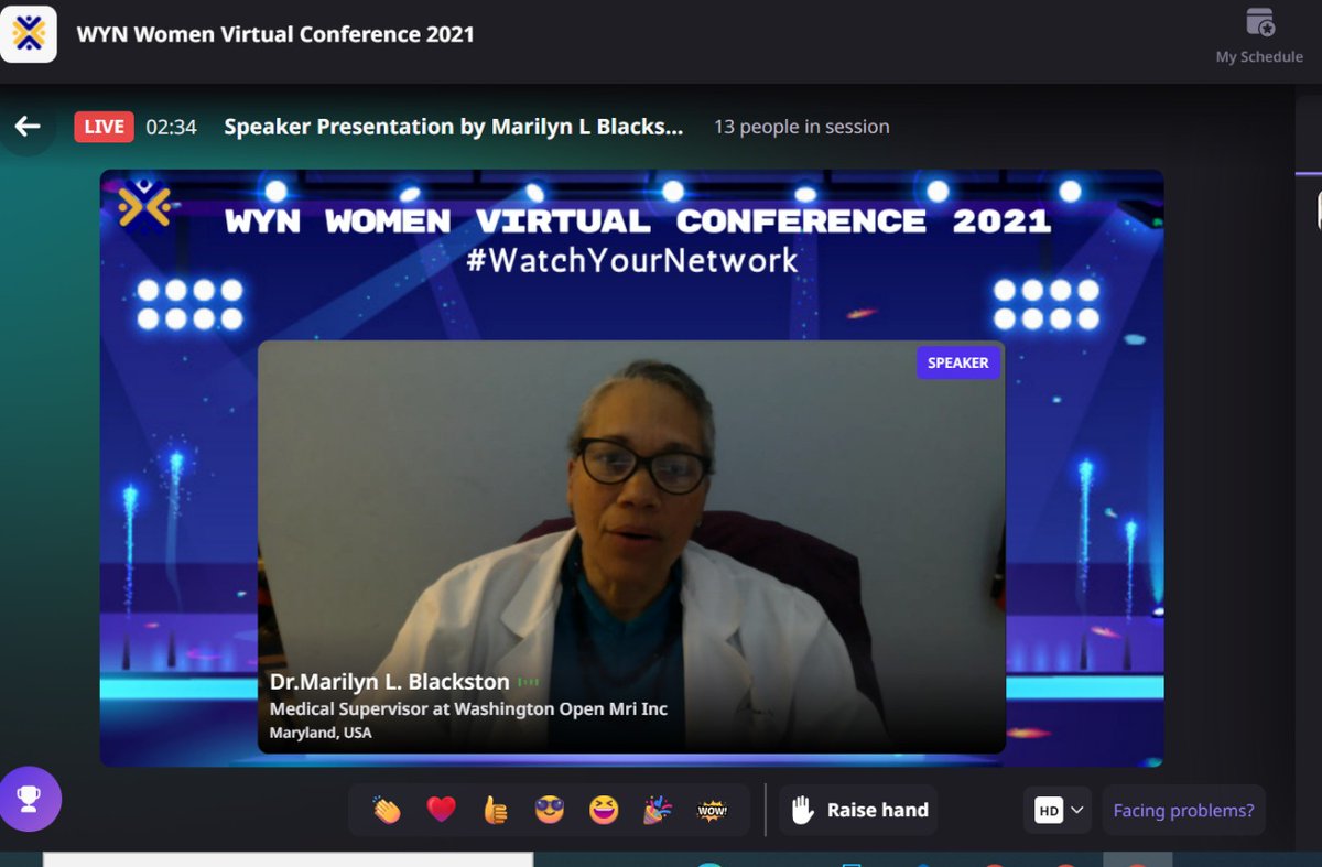 ConferencesWyn's tweet photo. #MarilynLblackston @Conferenceswyn
#watchyournetwork
WYN Women virtual conference 2021
It is a most valuable addition to our conference!! https://t.co/Kx0y2snUTF