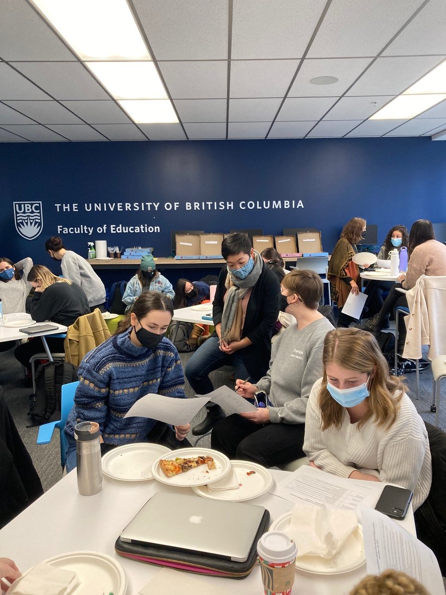 UBCTeacherEd's tweet photo. Huge thanks to @mmetang for Monday's inspiring &amp; interactive workshop with our French specialization TCs. We had the privilege to discuss the linguistic identity for  future French teachers in light of Dr. Tang's proposed concept of 'Ideal Dispositions for a Bilingual Identity'. https://t.co/N7aV4ldDKZ