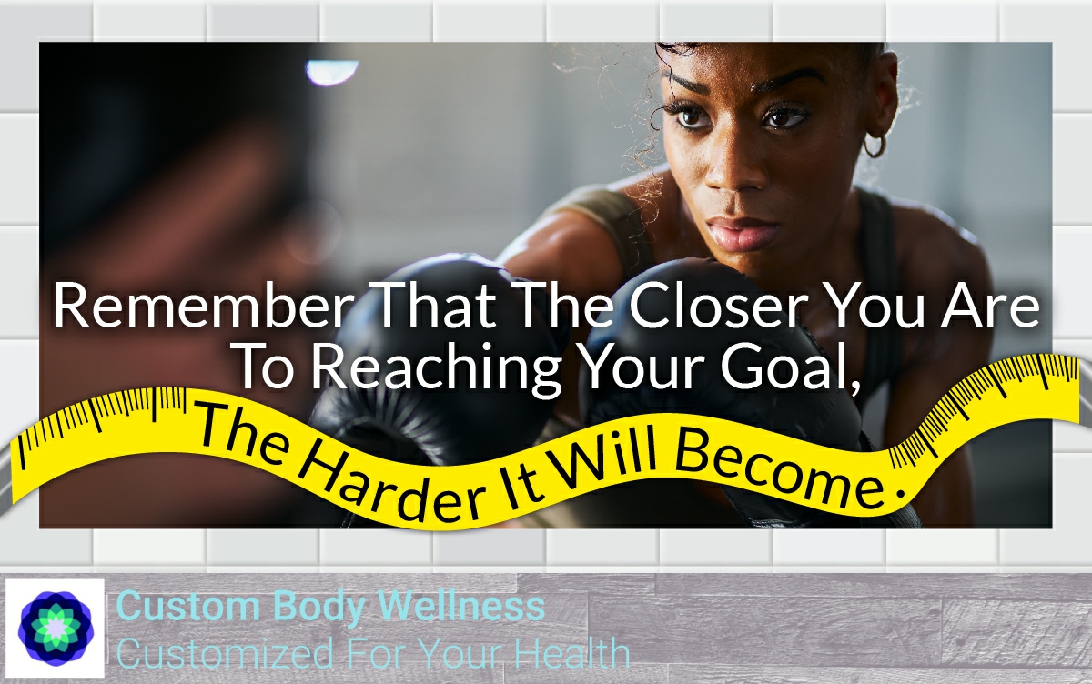 WellnessCustom's tweet image. The more weight you lose, the harder it will be to shed those last couple pounds. Be prepared for this and remind yourself often that you’re mentally prepared to overcome any obstacles.