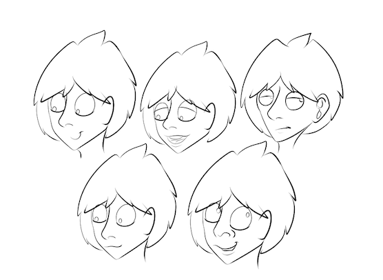 BGinksART's tweet photo. sometimes I humor in drawing the funny faces https://t.co/GWoMV8xWot