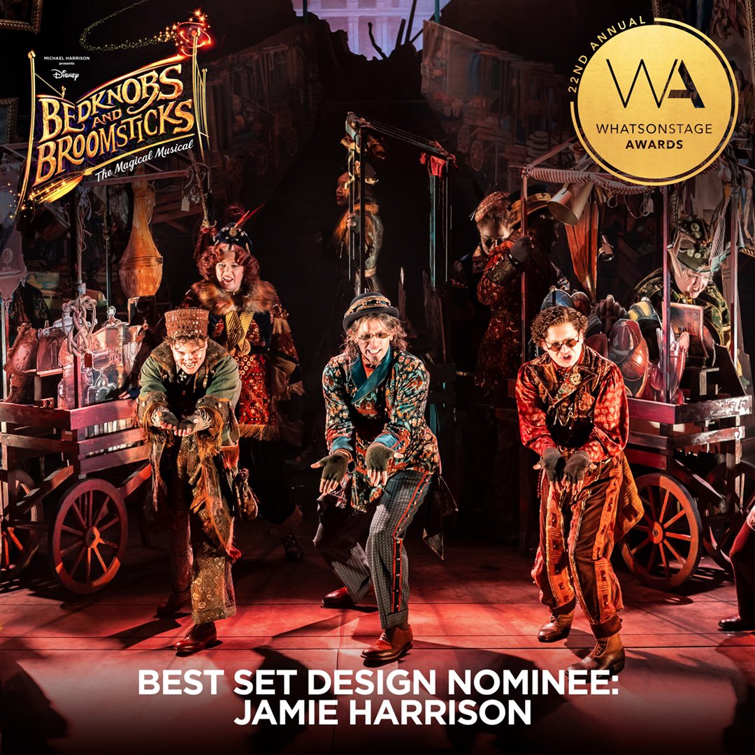 We’re absolutely delighted our magical production has been nominated for THREE #WOSawards 🤩
 
🏆 Best Regional Production
🏆 Best Costume Design: <a href="/GabriellaSlade/">Gabriella Slade</a> 
🏆 Best Set Design: Jamie Harrison
 
Cast your votes today 👉 awards.whatsonstage.com