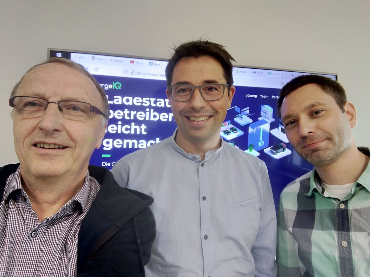 #Innovative DC-Ladetechnologie von <a href="/AmbiBox_GmbH/">Ambibox GmbH</a>  trifft auf Softwareplattform für #digitale Ladedienste von <a href="/chargeIQ_de/">chargeIQ</a>  - Spannende Zeiten stehen bevor.
 
#V2G #V2H #chargemanagement #IoT #DCWallbox #Wallbox #Ladestation #innovationen #startup