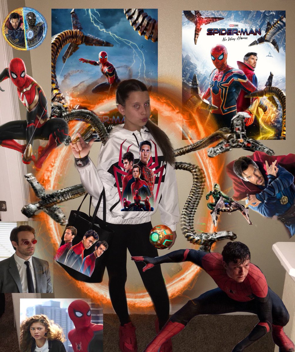 wandasolsen's tweet photo. WE’RE JUST ONE WEEK AWAY FROM #SpiderManNoWayHome https://t.co/xCHPp9O02x