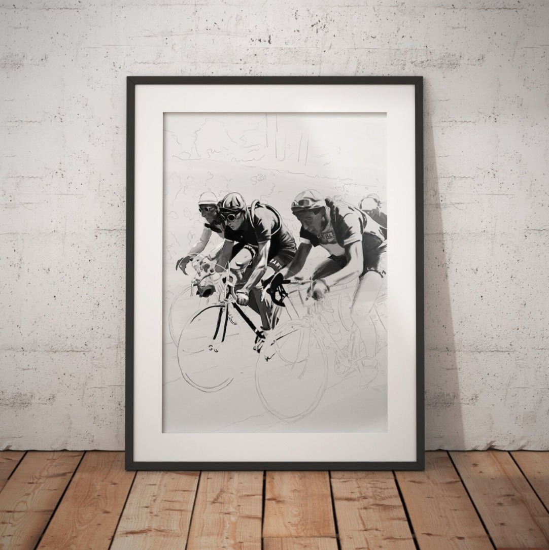 pearsoncycles's tweet photo. Meet the artist this Saturday. We are delighted to announce that for a limited time, we will be displaying cycling inspired artworks from @Pasche Design in store. All artworks will also be available to buy online in time for pre Christmas delivery. https://t.co/vMQNpKh0ND https://t.co/ahwT8Dpq7n
