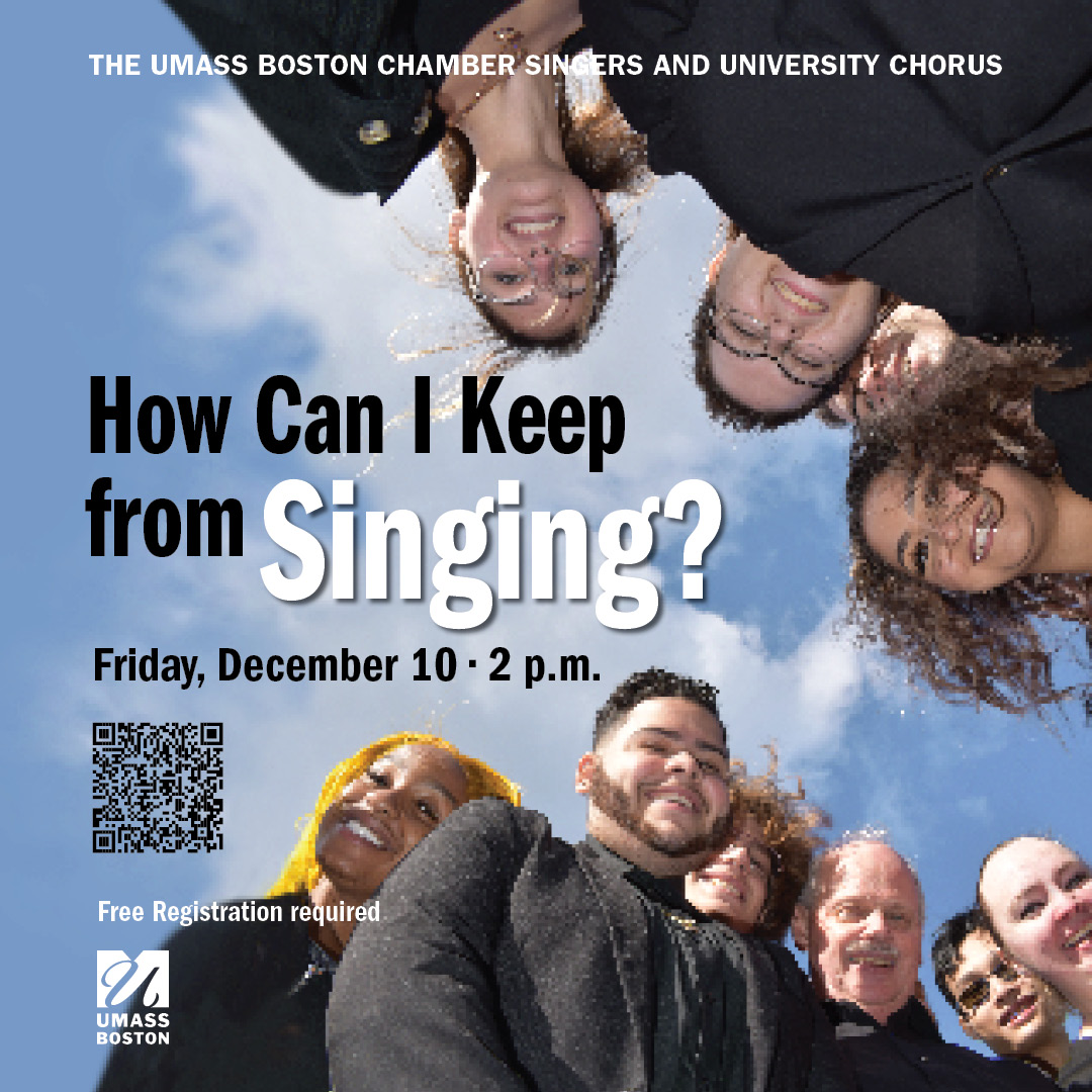 UMBPerforming's tweet photo. Today! The UMass Boston Choruses online concert -- singing together after 3 semesters away. Music to our ears! https://t.co/T0t4ajAqGF