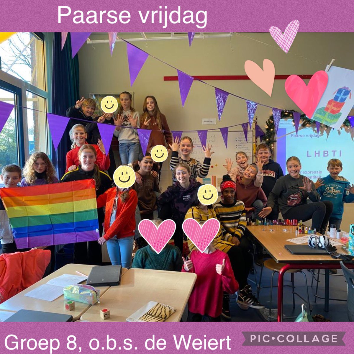 MartineStulp's tweet photo. Goede online gastles van @HumbertoTan. De klas paars, de kinderen gekleurd, meisjes en jongens met nagellak, goede gesprekken. “Juf, ik heb hier zó veel aan gehad.” #jezelfzijn #paarsevrijdag #lbtgi #obsdeweiert #odoorn https://t.co/SziBDJMmop
