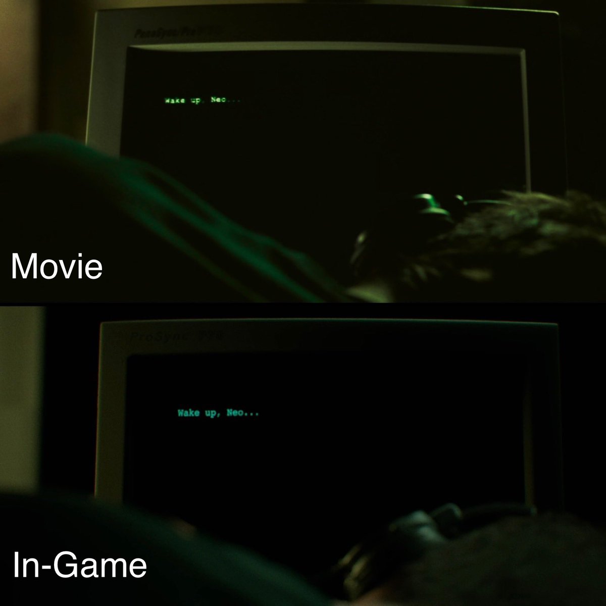 yoyorohit07's tweet photo. The Matrix Movie VS The Matrix Awakens(In-game PS5 shot)

#TheMatrixAwakens #PS5 #UnrealEngine5 https://t.co/QoYq1zWIN5