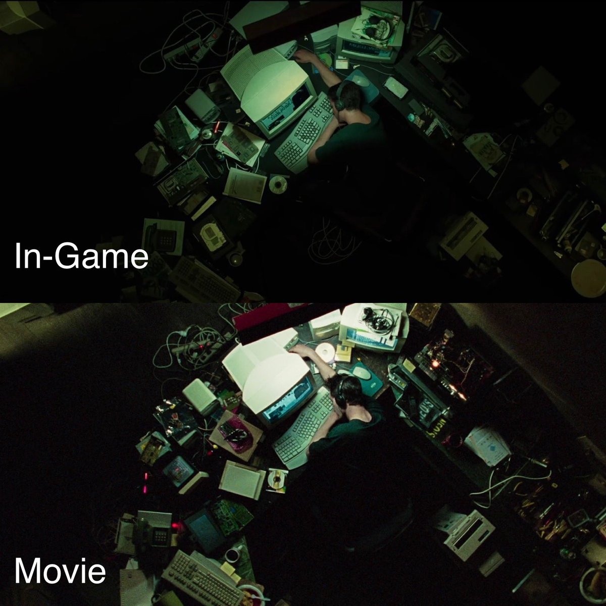 yoyorohit07's tweet photo. The Matrix Movie VS The Matrix Awakens(In-game PS5 shot)

#TheMatrixAwakens #PS5 #UnrealEngine5 https://t.co/QoYq1zWIN5