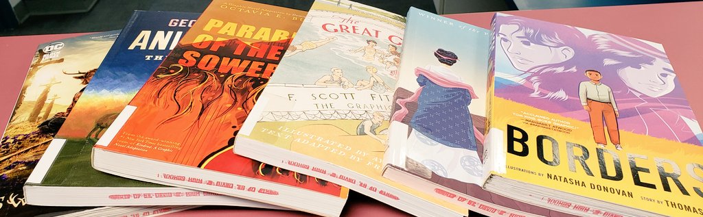 StDavidLibrary's tweet photo. Hey @StDavidCeltics looking for something to read this weekend? New graphic novels available @StDavidLibrary https://t.co/9kAqrfGnrf