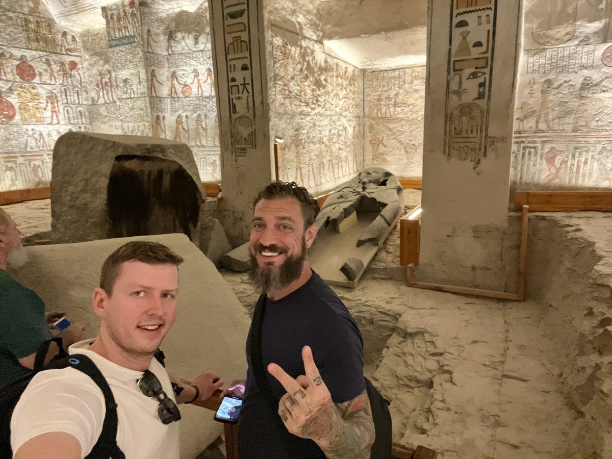 Valley of the Kings was great! Bring some good sneakers when visiting this site. 😉 #valleyofthekings #luxor #Egypt #ancientsites # wanderingwolfproductions