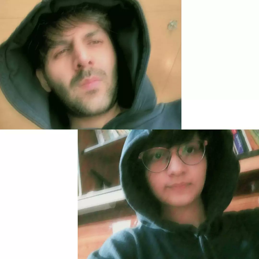 itskartikaaryan's tweet photo. 7.9M views on #Dhamaka in 3 weeks, Dhamaka in the list of the best of 2021 in "The New York Times",the most eligible bachelor and on the Number ☝️ in #manmagazine 🌟
Small appreciation post from me 😜 #poselikekartikaryan Kartik Aaryan vali hoodies 💥 
#KartikAaryan https://t.co/rbSdiwCtXd