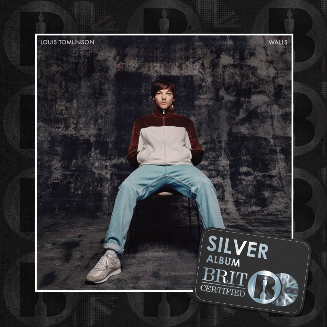 BRITs's tweet photo. 'Walls', the album by @Louis_Tomlinson, is now #BRITcertified Silver https://t.co/nuI9qBNvzN
