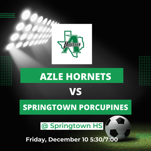 azleathletics's tweet photo. ⚽ Scrimmage Day ⚽
@AzleMensSoccer  vs Springtown High school 
📍 Springtown 
⏱ 5:30/7:00
#WeAreAzle #HornetsInAction  @azleisd1 https://t.co/S986NRaKwl