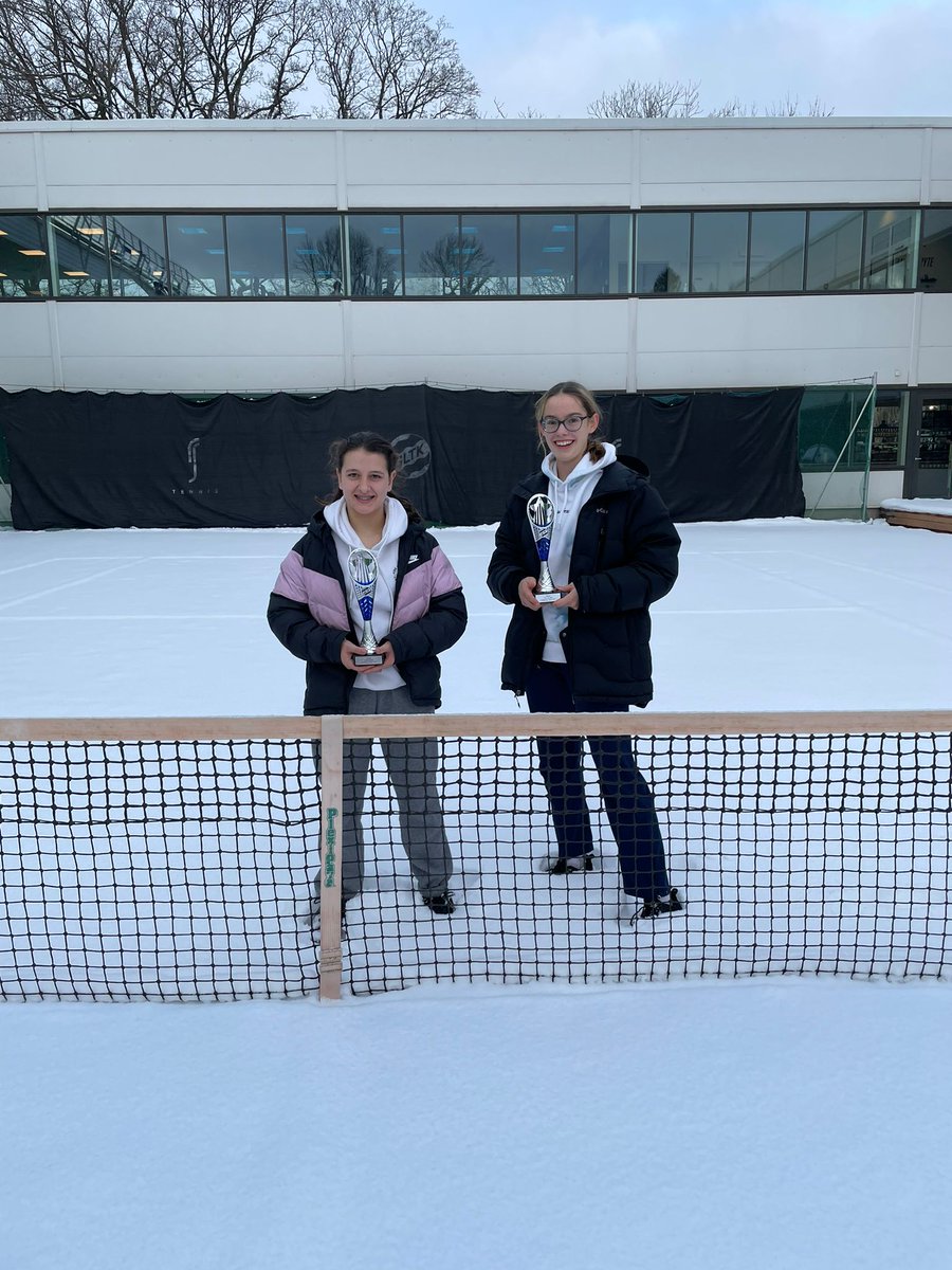 They've only gone and won it!!! Fantastic result, very well done 👏👏🏆🏆🎉🎉, we're very proud of you both. Please don't bring the snow back though❄⛄