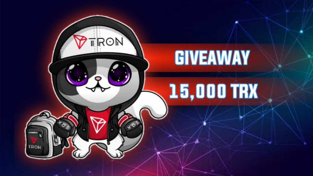 🚀 Tron giveaway 

🔹1 TRX  = 0.10$ USD
🔸20 TRX each for 500 random participants  
🏆100 TRX each for top 50 referrers

🤖Start bot : t.me/Giveaway_tron_…

Airdrop will end on 1 January, rewards will be distributed within 1 month after airdrop ends.

#AirdropKing