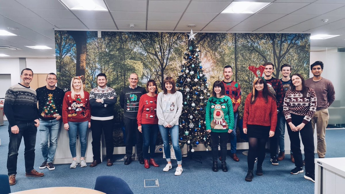 TGIF! On Tuesday we held our Christmas Jumper day in the office. This year we are raising money for <a href="/BLGCofficial/">BLGC Charity</a> 🎄❤