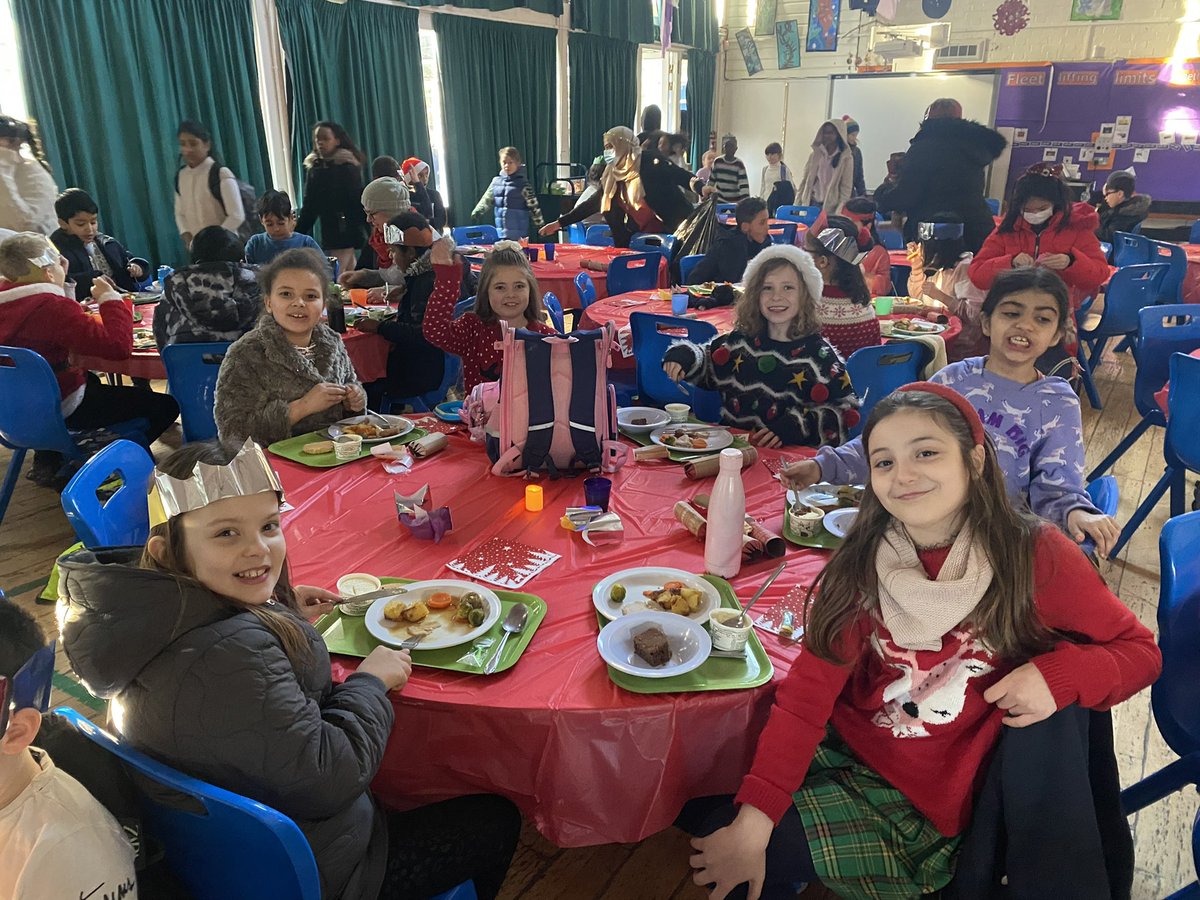 What a fantastic Christmas lunch today from Dee and her @caterlink_ltd team. Very tasty! Christmas tunes in the hall made it extra festive!