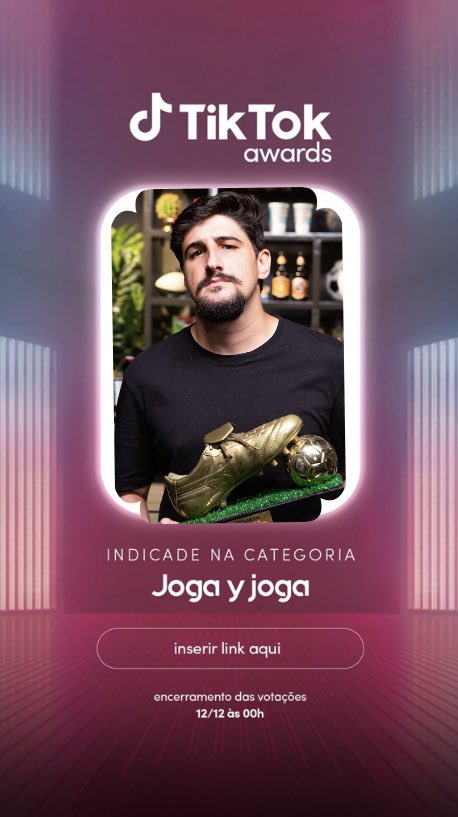 brauneoficial's tweet photo. Pessoal, PENÚLTIMO DIA pra votar em mim pra MEHOR PERFIL NA CATEGORIA ESPORTES do TikTok no Brasil em 2021. Vamos dar o gás? Bora buscar esse prêmio? Vote na categoria JOGA Y JOGA! 👇 https://t.co/xQnbkqWbTc