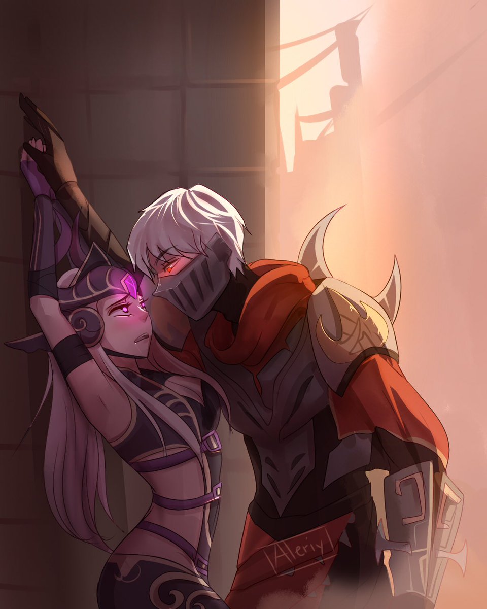 Old Commission Zed & Syndra ❤ #L"Aleriy 🥑 の イ ラ ス ト.