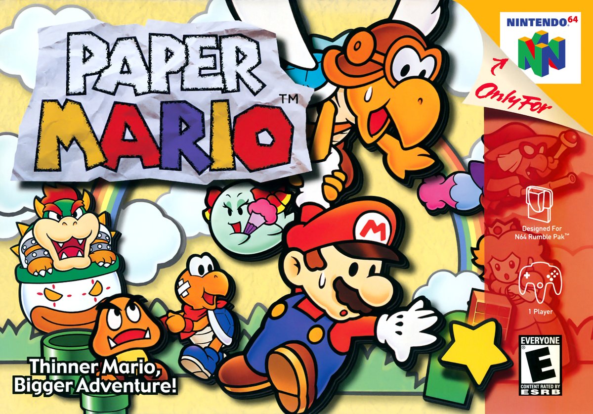 Get ready for volumes of adventure!

Paper Mario is now available on #NintendoSwitch for #NintendoSwitchOnline + Expansion Pack members. #Nintendo64.