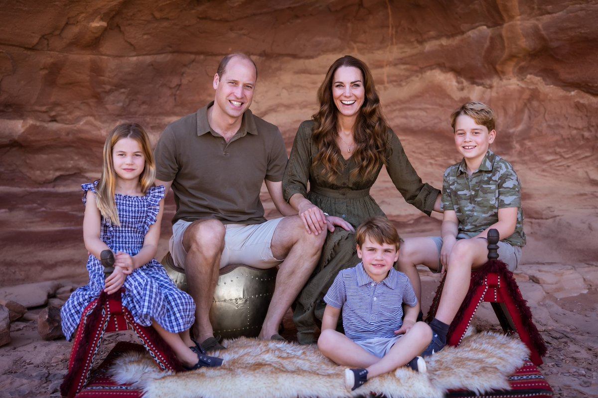 Delighted to share a new image of the family, which features on this year’s Christmas card 🎄