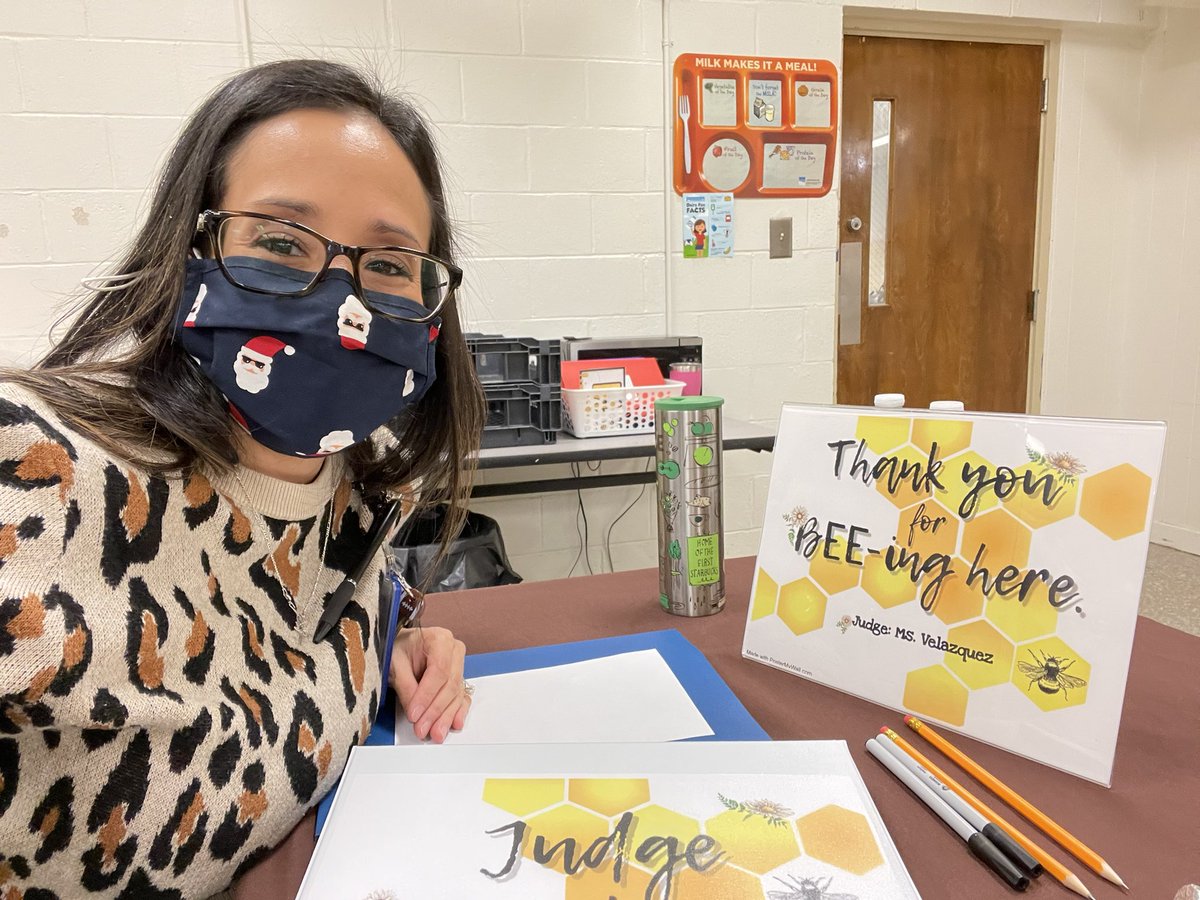 Time for the Spelling Bee at C. Wayne Collier! 🐝