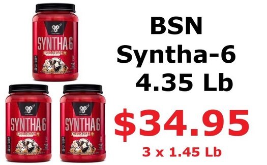 WHILE SUPPLIES LAST

Get a 3 pack - 4.35lbs - of BSN Supplements SYNTHA-6 PROTEIN for only $34.95 at DPS Nutrition with coupon DPS10!

Order now at -> https://t.co/tILcFcOm7U

#stealtheshow @BSNSupplements https://t.co/Z7xKyWRxEn