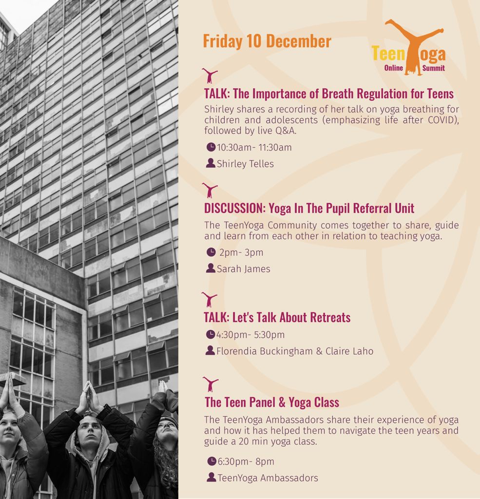 Our very own qualified Teen Yoga Teacher Sarah James, will be presenting at the Teen Yoga summit 

#TennYoga #Yoga #qualifiedteacher