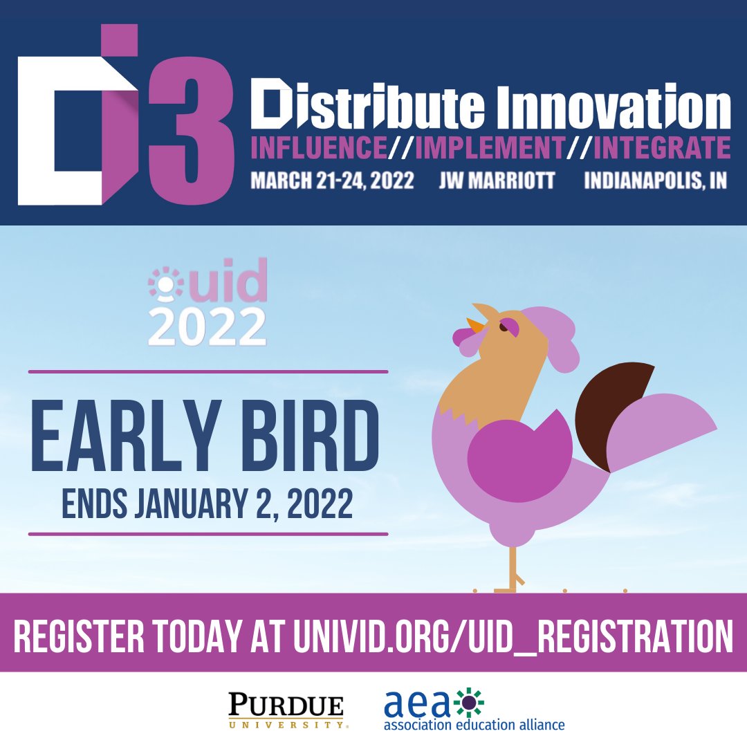 IAPD1956's tweet photo. Register for #UID2022 at a discounted rate by January 2, 2022. Experience excellence in education at @UIDYearRound! #UIDi3 https://t.co/Gftf3Pm399 https://t.co/ChrpMRCe2b