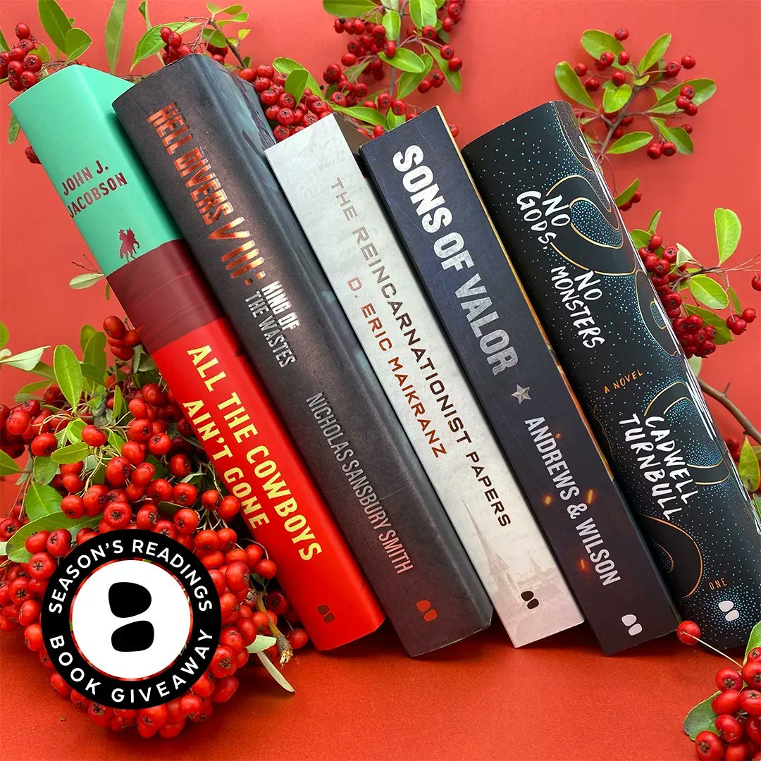 BlackstoneAudio's tweet photo. We’re sharing the 2nd BUNDLE ANNOUNCEMENT of our #BlackstoneBookmas IG HOLIDAY GIVEAWAY!🎁

This week’s winner will score Fantasy/Scifi/Adventure titles from @jjacobsonwrites, @greatwaveink, @EricMaikranz, @BAndrewsJWilson + @CadwellTurnbull! 
 
TO ENTER: https://t.co/FfC8QRHu7X https://t.co/CmWF79VCBA