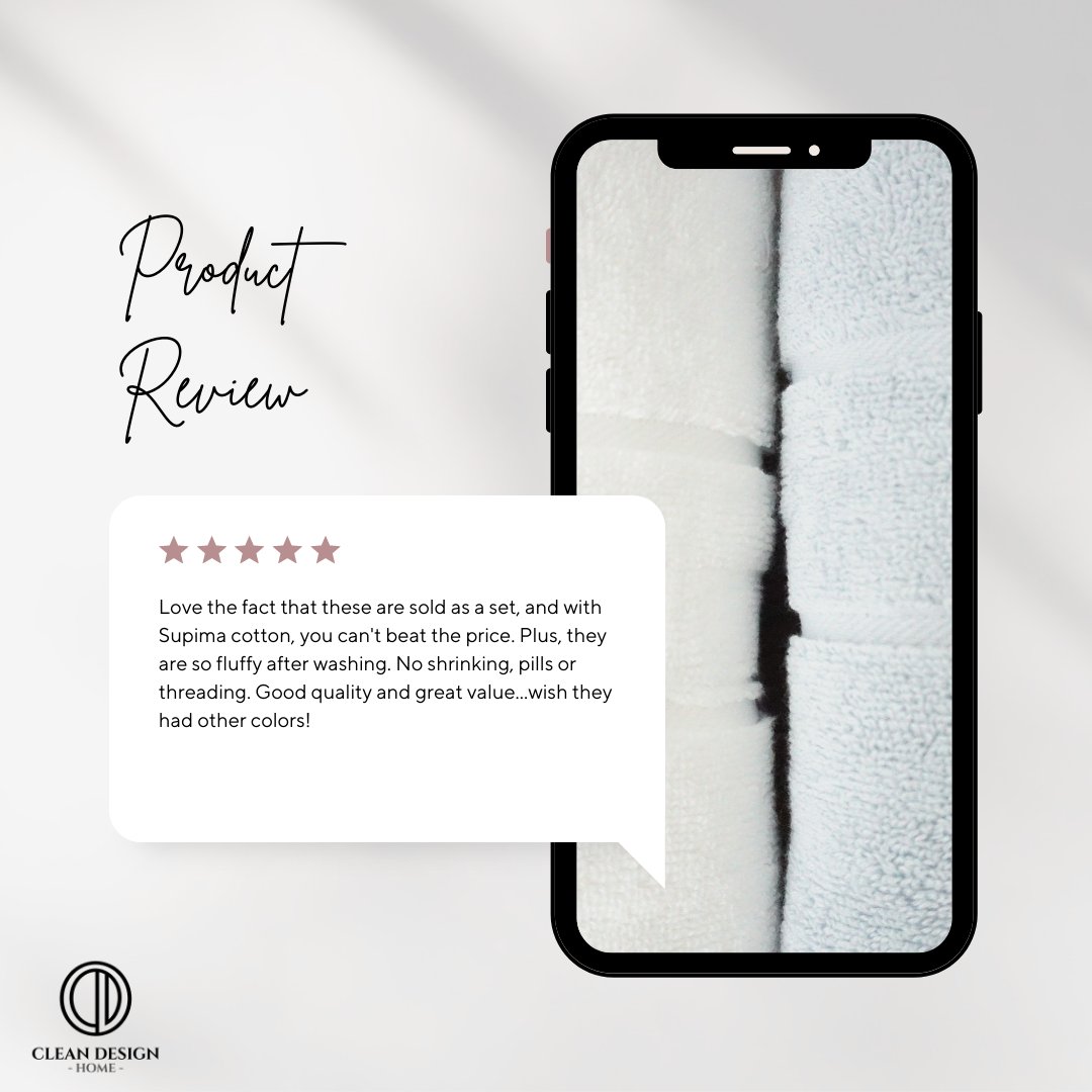 CleanDesignHome's tweet image. Luxurious!  CLEAN DESIGN HOME™ x Martex has the best Supima cotton towels option for your household. Premieres at Macy*s online December 27 and in-store January 2.
.
#cleandesignhomeXmartex  #cleandesignhome #supima #luxury