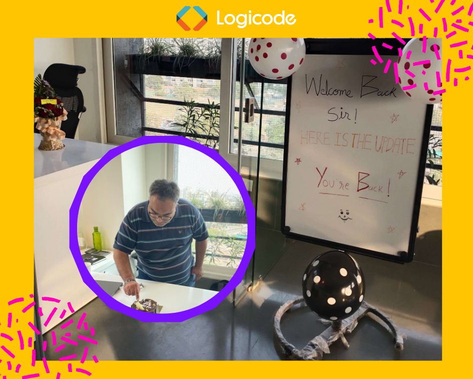 LogicodeInc's tweet photo. Small cheer and great welcome makes a merry feast. – William Shakespeare

We can't keep calm as we are excited🙌 to welcome our sir back to India! This is great news for us, as this place hasn’t been the same without him. ✨

Welcome Back, Sir. Jaydeep Sir 🎉

#welcomeback https://t.co/oGutjbNbsN